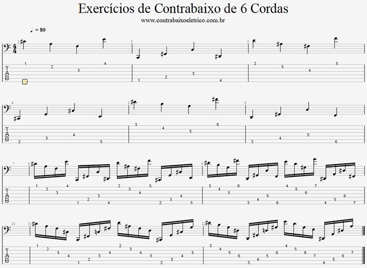 exercicios_aranha-6cordas Exercícios de aquecimento III no baixo