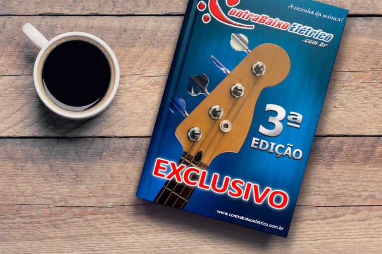 Notas no braço do contrabaixo